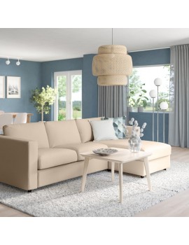 VIMLE 3er-Sofa mit Récamiere Hallarp beige  Deutschland - re9425
